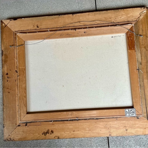 1975 Vintage Framed Floral Painting Signed By Mary Gail 27/32 Inch - Picture 13 of 16